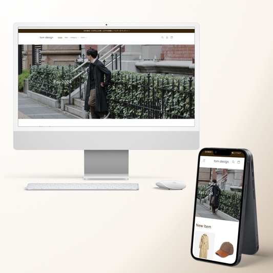 【Shopify】アパレルブランドのECサイト